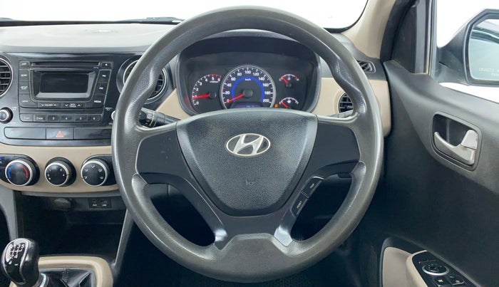 2014 Hyundai Grand i10 SPORTZ 1.1 CRDI, Diesel, Manual, Steering Wheel Close Up