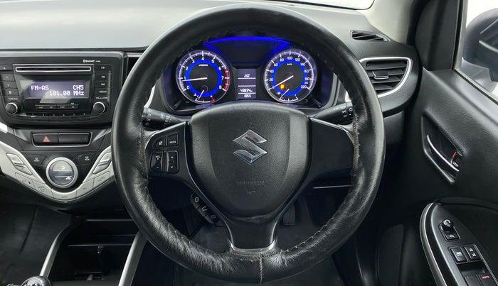 2016 Maruti Baleno DELTA 1.2 K12, Petrol, Manual, 43,897 km, Steering Wheel Close Up