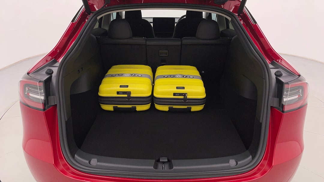 Boot Inside View with Luggage