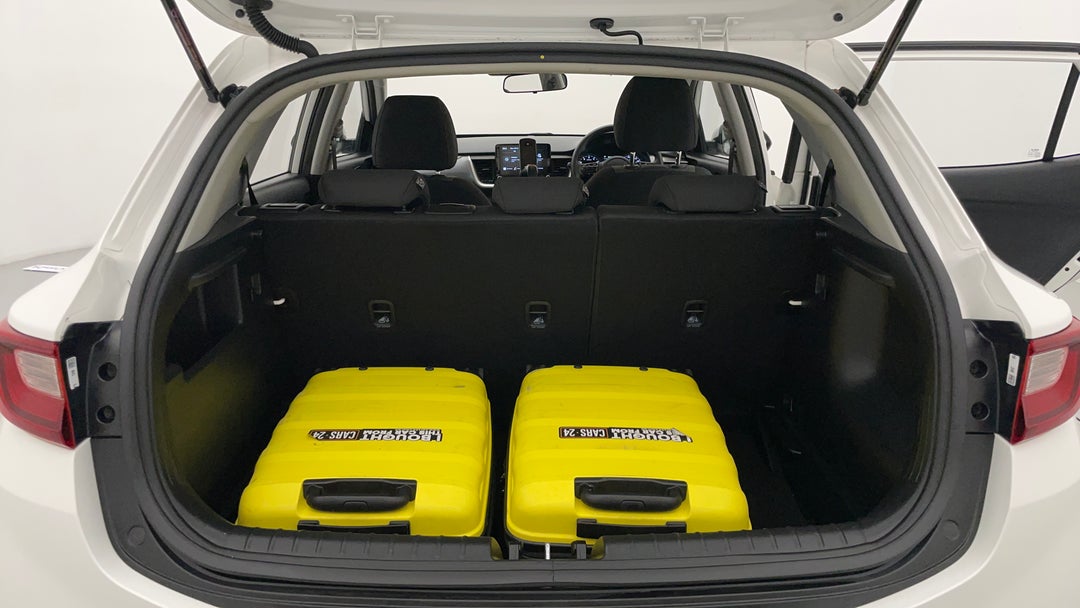 Boot Inside View with Luggage