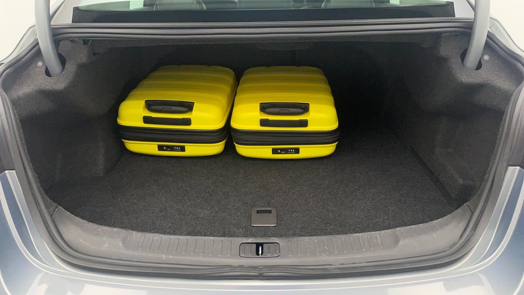 Boot Inside View with Luggage