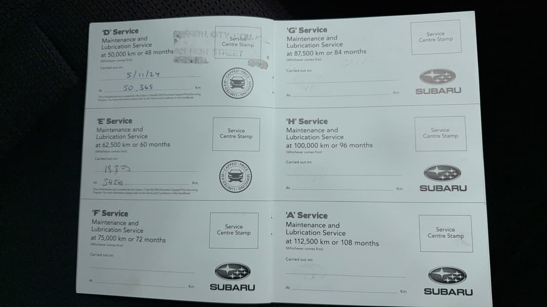 2022 Subaru Outback AWD, Automatic, 74094 km, Service History