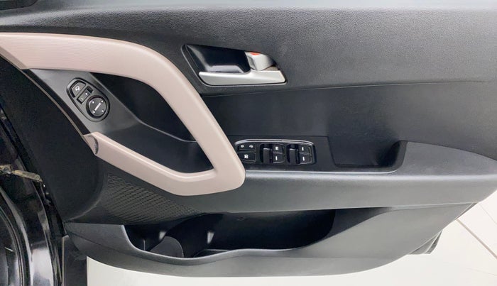 2018 Hyundai Creta SX 1.6 DIESEL, Diesel, Manual, 1,22,428 km, Driver Side Door Panels Control