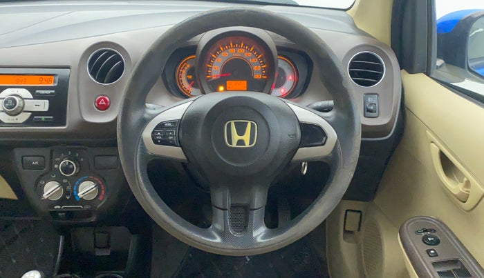 2013 Honda Brio 1.2 S MT I VTEC, Petrol, Manual, 1,07,488 km, Steering Wheel Close-up