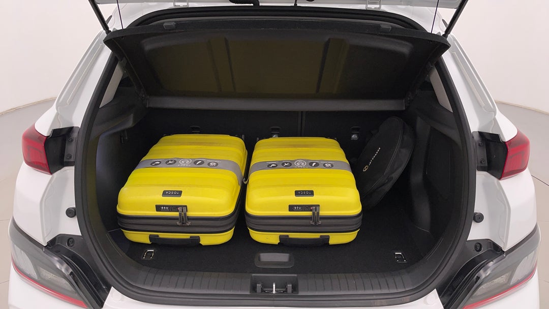 Boot Inside View with Luggage
