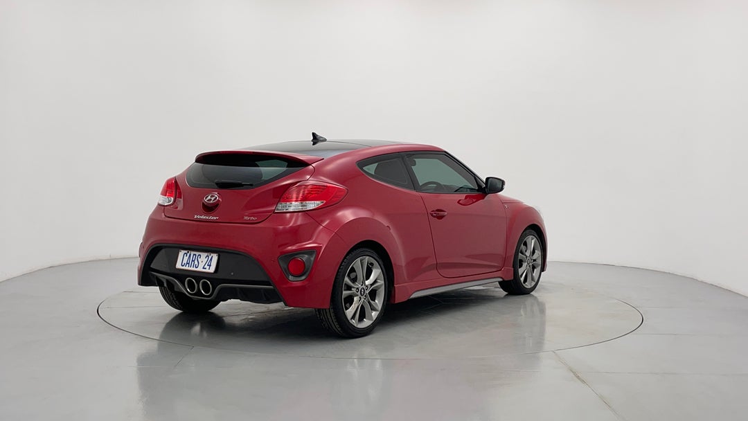 2015 Hyundai Veloster Sr Turbo, Automatic, 94536 km, Right Back Diagonal (45- Degree) View