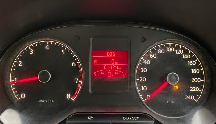 2014 Volkswagen Polo HIGHLINE1.2L PETROL, Petrol, Manual, 61,424 km, Odometer Image