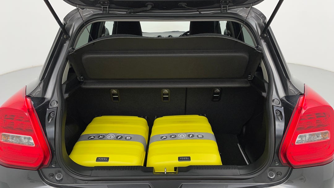 Boot Inside View with Luggage