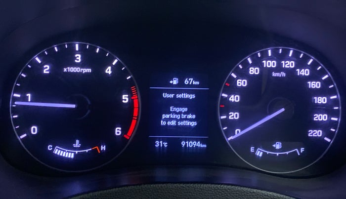 2018 Hyundai Creta 1.6 SX (O) CRDI, Diesel, Manual, 91,260 km, Odometer Image