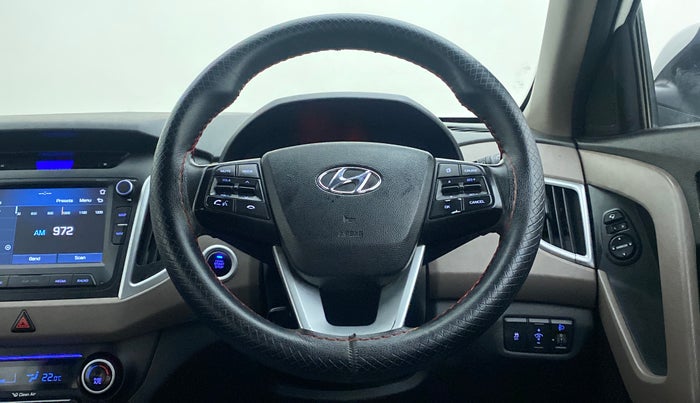 2018 Hyundai Creta 1.6 SX (O) CRDI, Diesel, Manual, 91,260 km, Steering Wheel Close Up