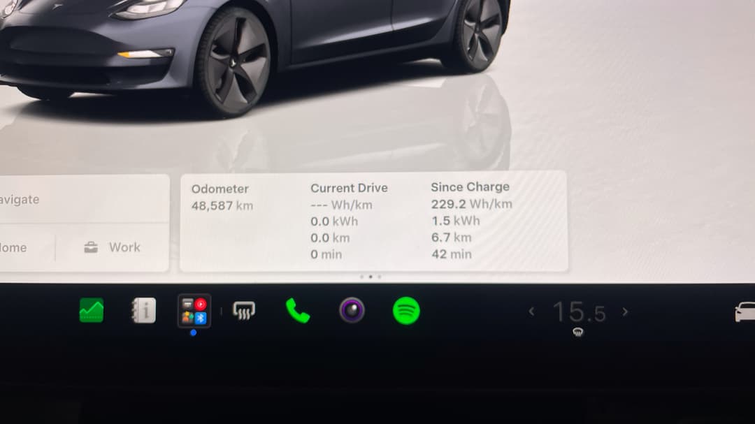 2023 Tesla Model 3 Long Range, Automatic, 48587 km, Odometer View