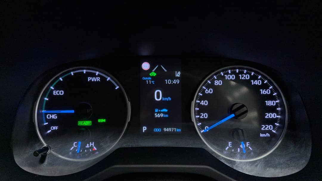 2022 Toyota RAV4 Gx (2WD) Hybrid, Automatic, 94971 km, Odometer View