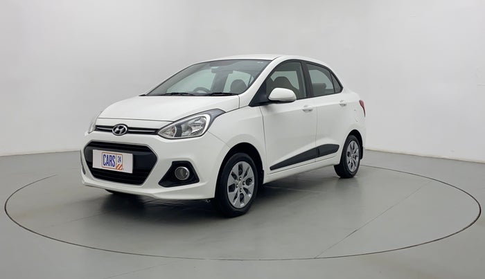2016 Hyundai Xcent S 1.2, CNG, Manual, 1,08,002 km, Left Front Diagonal (45- Degree) View