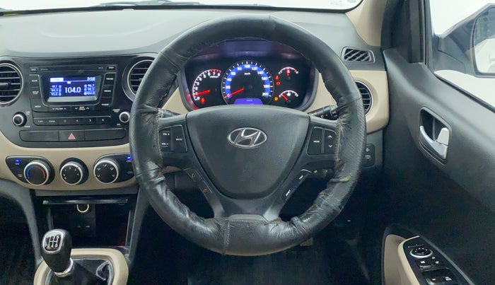 2016 Hyundai Xcent S 1.2, CNG, Manual, 1,08,002 km, Steering Wheel Close-up
