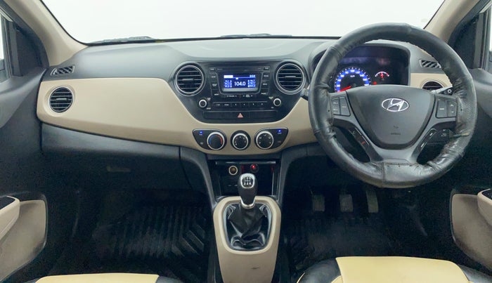 2016 Hyundai Xcent S 1.2, CNG, Manual, 1,08,002 km, Dashboard View