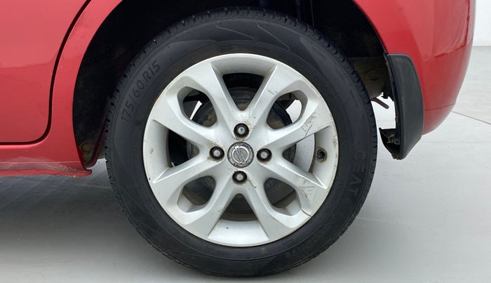 2014 Nissan Micra XV CVT, Petrol, Automatic, 35,840 km, Left Rear Wheel