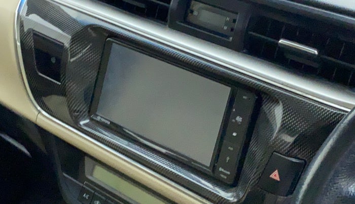 2015 Toyota Corolla Altis G, Petrol, Manual, 80,008 km, Infotainment system - Reverse camera not working