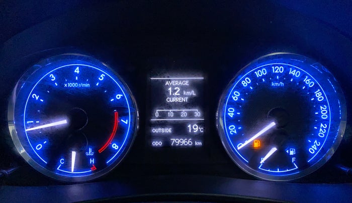 2015 Toyota Corolla Altis G, Petrol, Manual, 80,008 km, Odometer Image