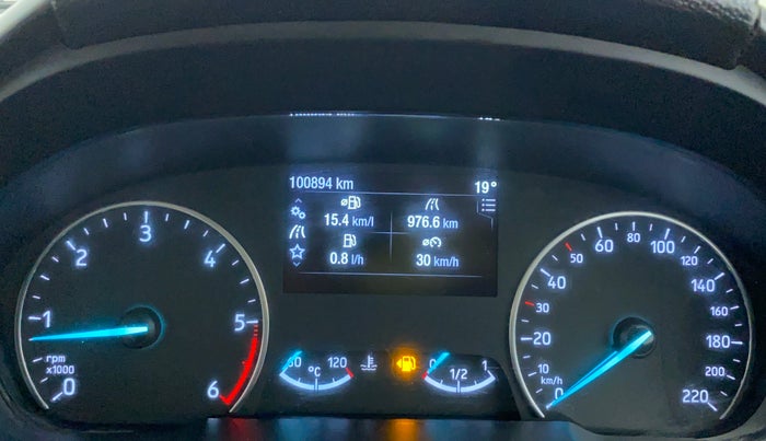2019 Ford Ecosport 1.5TITANIUM TDCI, Diesel, Manual, 1,00,991 km, Odometer Image