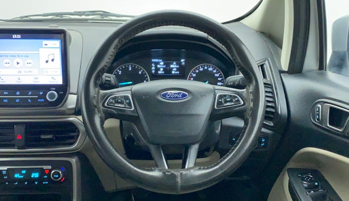 2019 Ford Ecosport 1.5TITANIUM TDCI, Diesel, Manual, 1,00,991 km, Steering Wheel Close Up