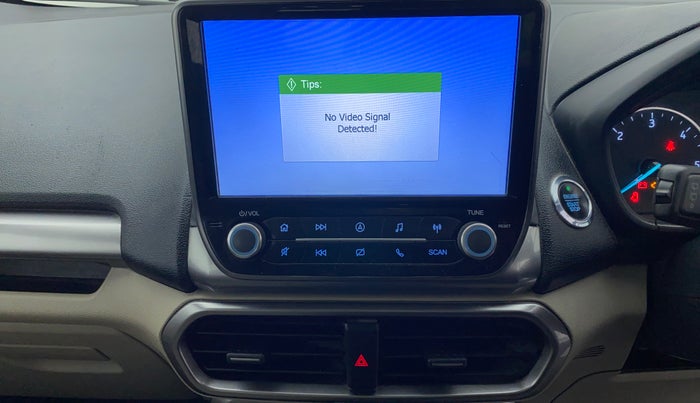 2019 Ford Ecosport 1.5TITANIUM TDCI, Diesel, Manual, 1,00,991 km, Infotainment system - Reverse camera not working