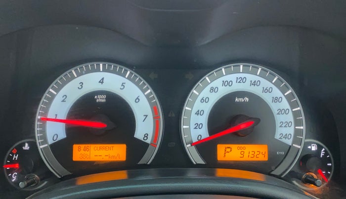 2012 Toyota Corolla Altis G AT, Petrol, Automatic, 91,323 km, Odometer Image