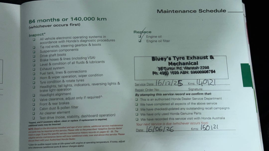 2017 Honda Jazz Vti, Automatic, 143412 km, Service History