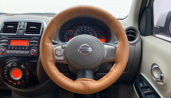 2014 Nissan Micra XV CVT, Petrol, Automatic, 67,950 km, Steering Wheel Close Up