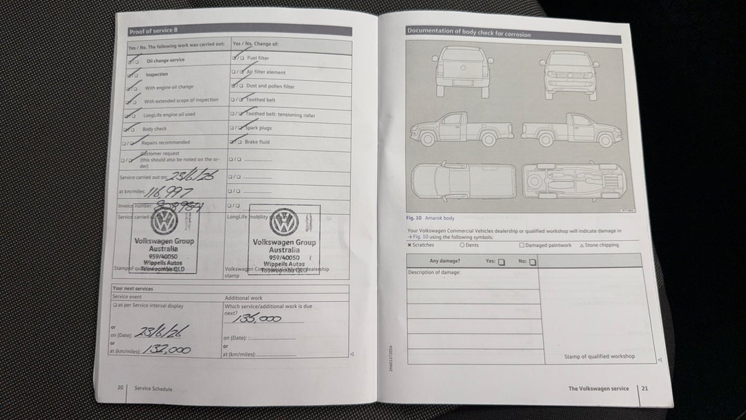 2016 Volkswagen Amarok Tdi420 Trendline (4x4), Automatic, 124271 km, Service History