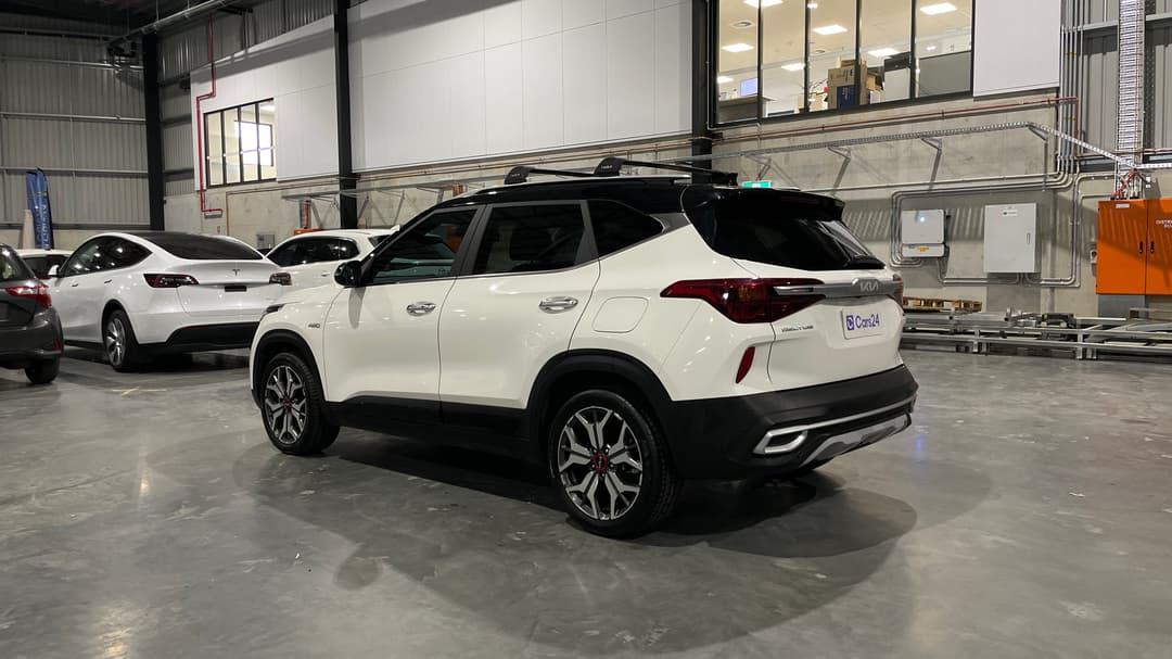 2021 Kia Seltos Gt-line (AWD), Automatic, 87502 km, Left Back Diagonal (45- Degree) View