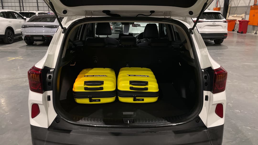 2021 Kia Seltos Gt-line (AWD), Automatic, 87502 km, Boot Inside View with Luggage