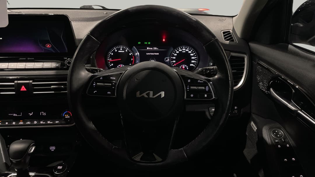 2021 Kia Seltos Gt-line (AWD), Automatic, 87502 km, Steering Wheel Close-up
