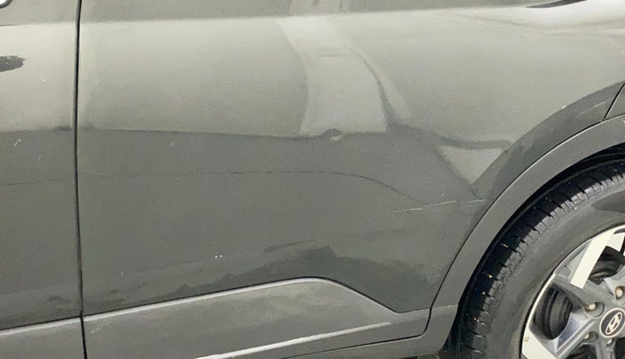 2019 Hyundai VENUE SX 1.0 (O) TURBO, Petrol, Manual, 27,024 km, Rear left door - Slightly dented