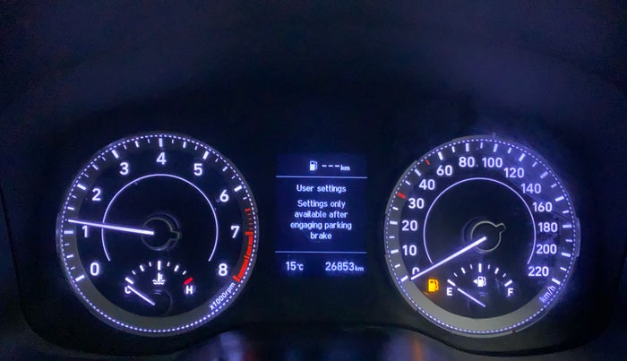 2019 Hyundai VENUE SX 1.0 (O) TURBO, Petrol, Manual, 27,024 km, Odometer Image