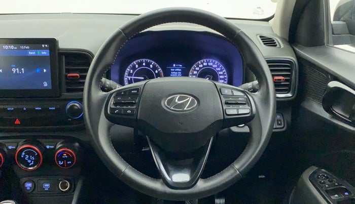 2019 Hyundai VENUE SX 1.0 (O) TURBO, Petrol, Manual, 27,024 km, Steering Wheel Close Up