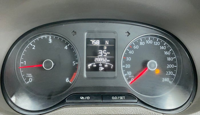 2015 Volkswagen Vento HIGHLINE TDI AT, Diesel, Automatic, 28,763 km, Odometer Image