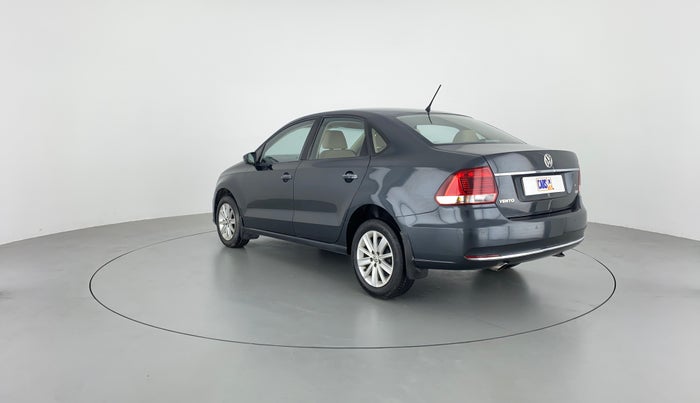2015 Volkswagen Vento HIGHLINE TDI AT, Diesel, Automatic, 28,763 km, Left Back Diagonal