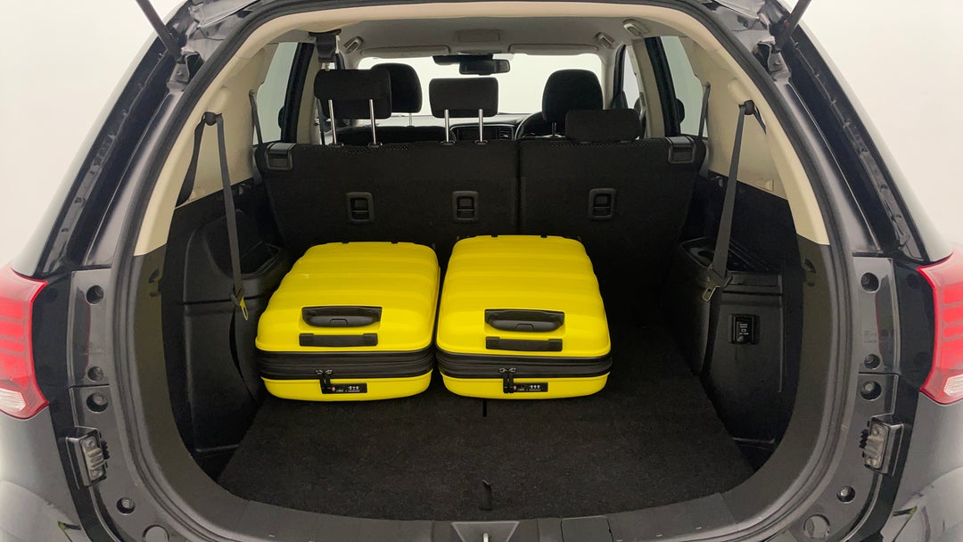 Boot Inside View with Luggage