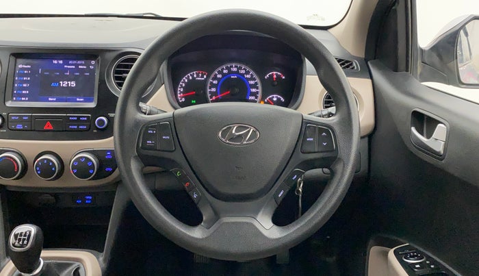 2018 Hyundai Grand i10 SPORTZ 1.2 KAPPA VTVT, Petrol, Manual, 45,554 km, Steering Wheel Close Up