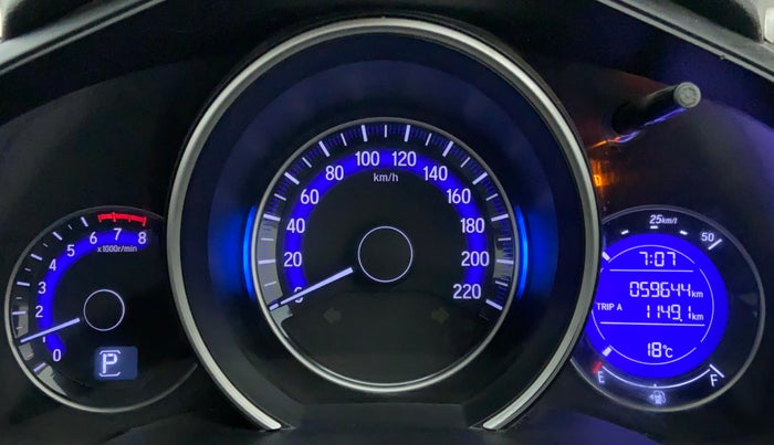 2016 Honda Jazz 1.2 V AT, Petrol, Automatic, 59,603 km, Odometer Image