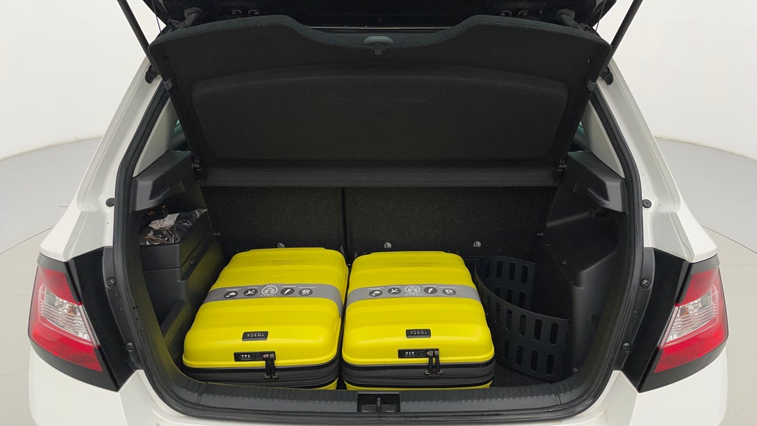 Boot Inside View with Luggage