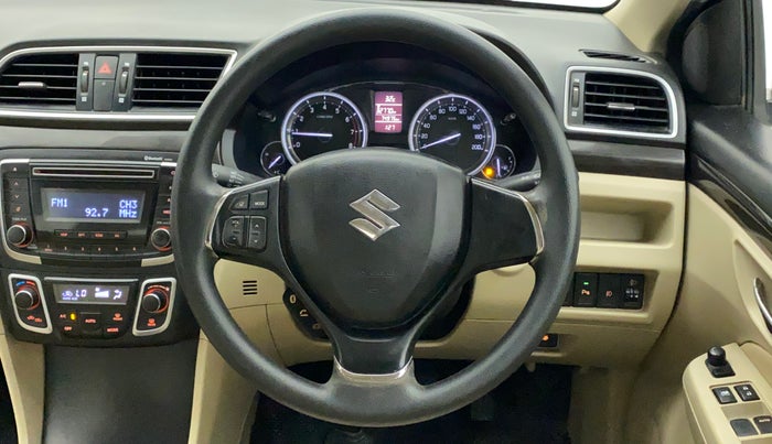 2015 Maruti Ciaz ZXI, Petrol, Manual, 75,060 km, Steering Wheel Close Up