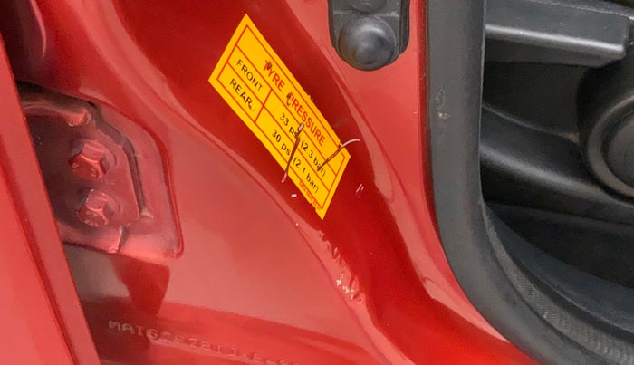 2018 Tata Tiago XZ PETROL, Petrol, Manual, 45,282 km, Right B pillar - Slightly dented