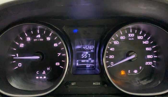 2018 Tata Tiago XZ PETROL, Petrol, Manual, 45,282 km, Odometer Image