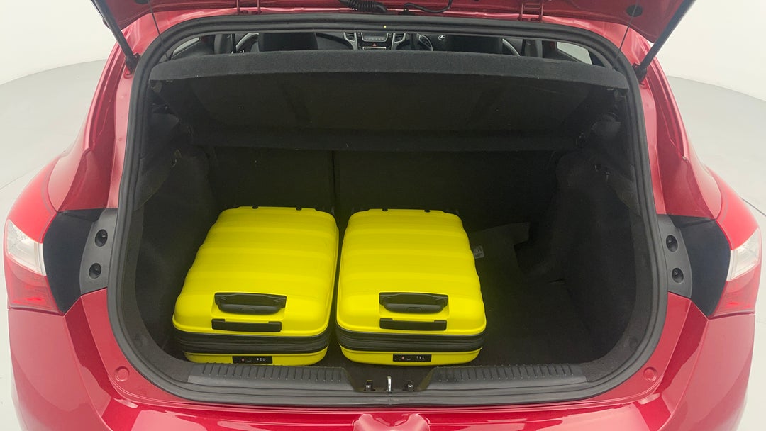 Boot Inside View with Luggage