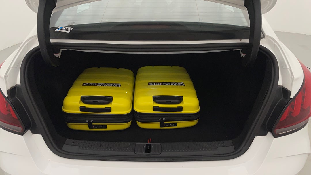 Boot Inside View with Luggage