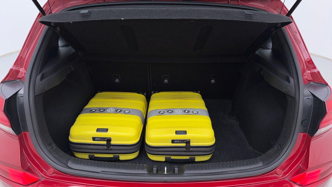 Boot Inside View with Luggage
