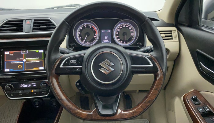 2018 Maruti Dzire ZXI PLUS AMT, Petrol, Automatic, 42,557 km, Steering Wheel Close Up