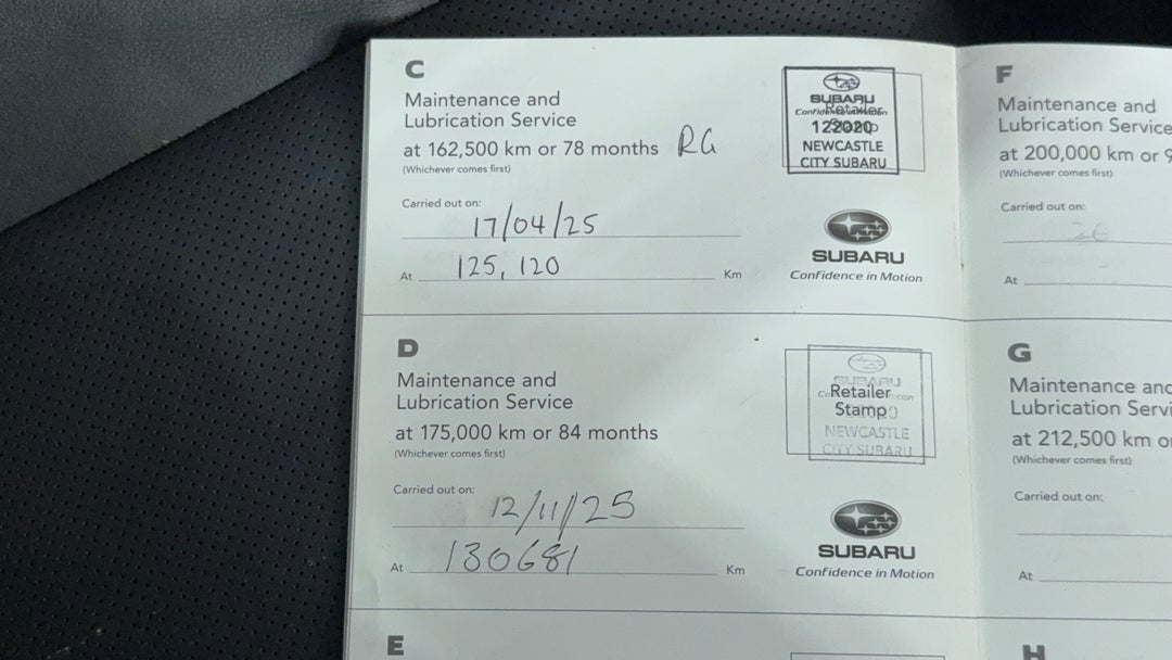 2017 Subaru WRX Premium (AWD), Manual, 132783 km, Service History