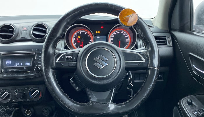 2018 Maruti Swift VXI D, Petrol, Manual, 79,347 km, Steering Wheel Close Up